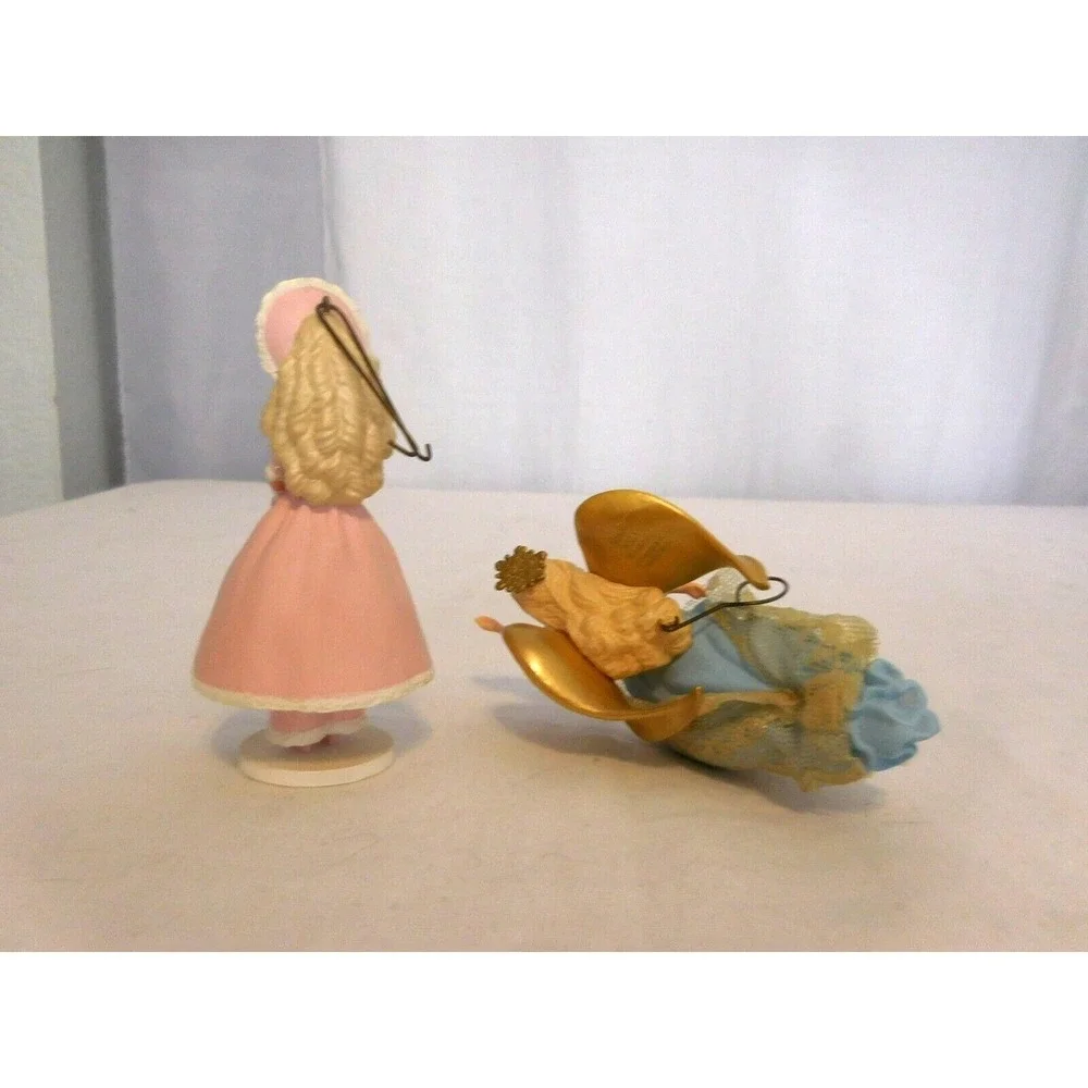 Hallmark Keepsake Ornament 1998 Barbie Little Bo‎ Peep + Barbie Angel